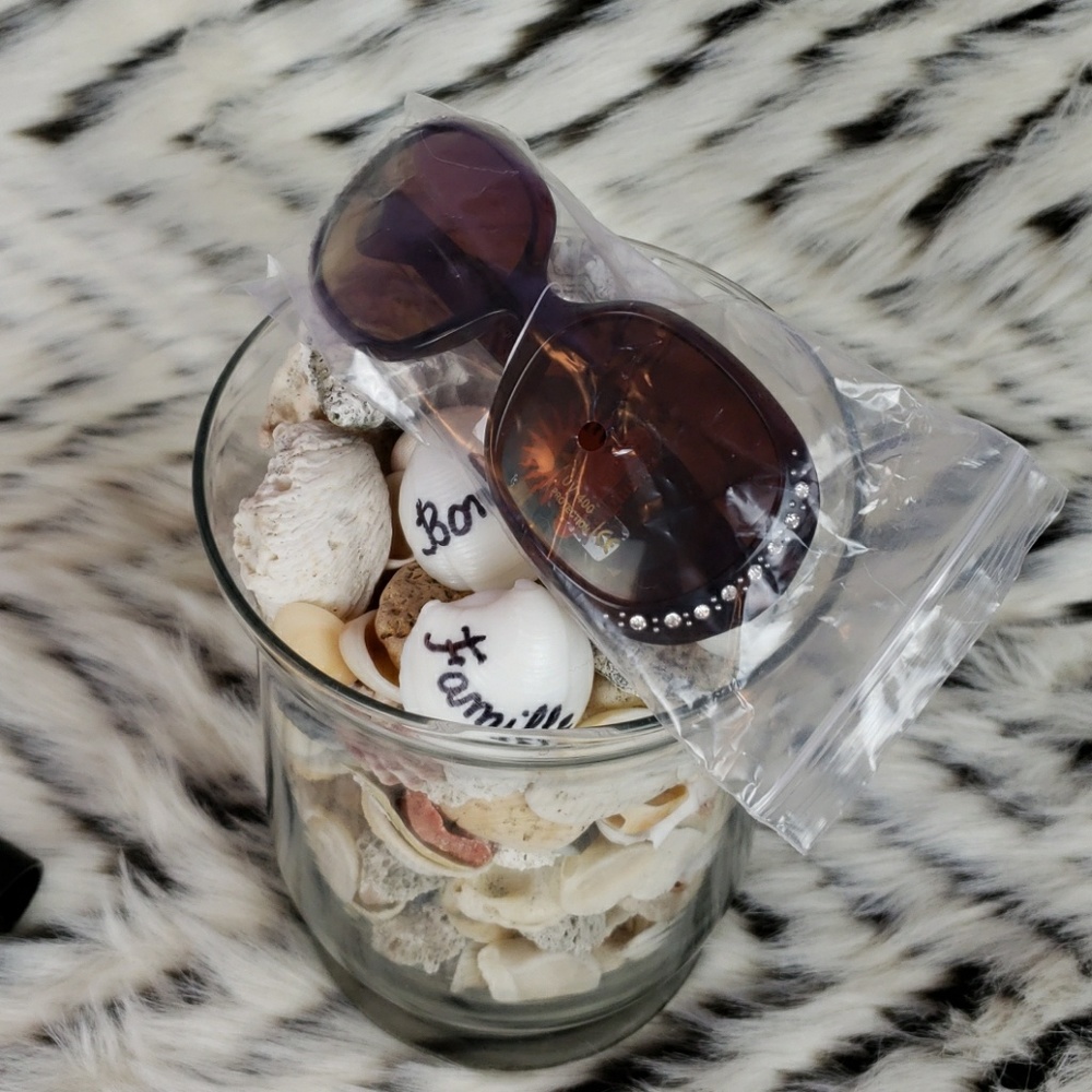 Rhinestone Brown Animal Print Large Lens Sunglasse - Picture 8 of 8